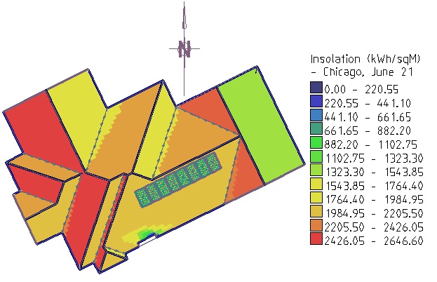 Radiation Map from SolarWizard